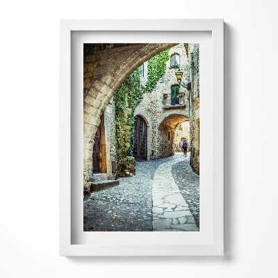Tablou rama decorativ Stradă veche din oraș