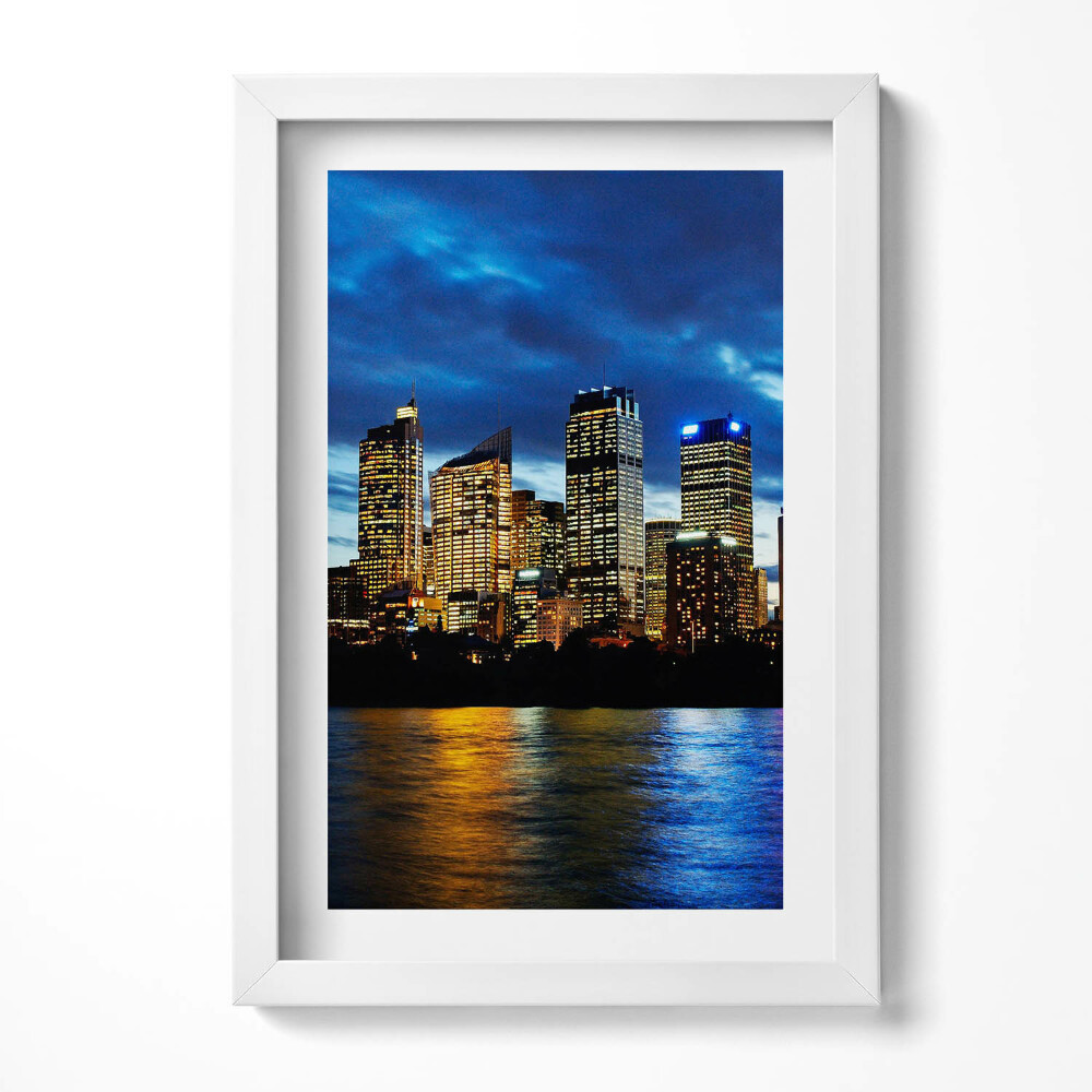 Tablou rama decorativ Plimbare de seară în Sydney