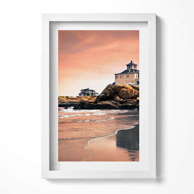 Tablou living cu rama decorativ Coasta Sherman Cottage