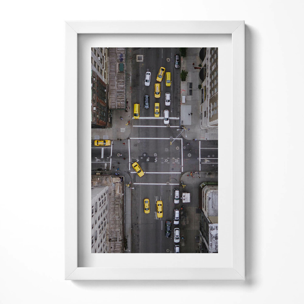 Tablou living cu rama decorativ Manhattan, a 5-a bulevardă, New York