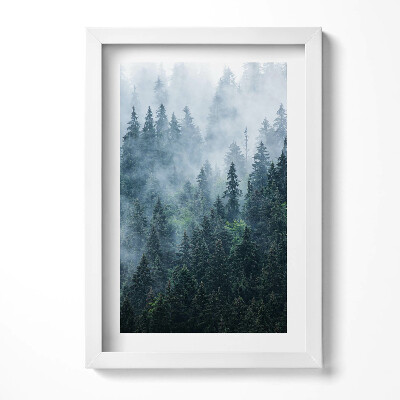 Tablou rama decorativ Peisaj montan încețoșat