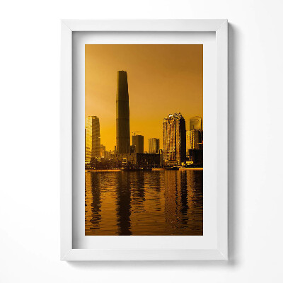 Tablou living cu rama decorativ Râul Zhujiang China