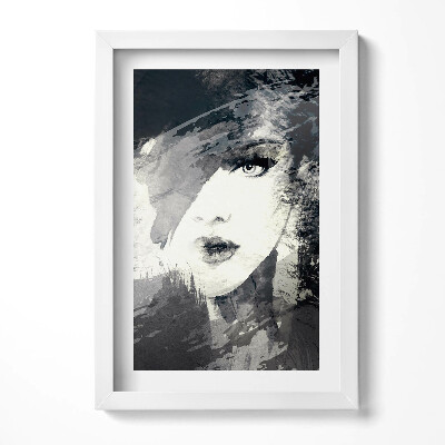 Tablou rama decorativ Femeie în stil acuarelă