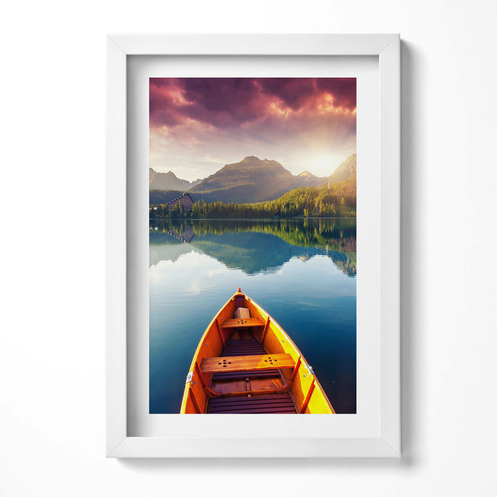 Tablou rama decorativ Parcul Național Strbske Pleso Slovacia