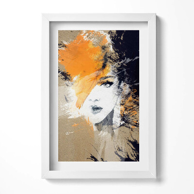 Tablou rama decorativ Portret de femeie abstract