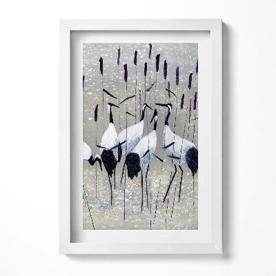 Tablou rama decorativ Macarale în stuf