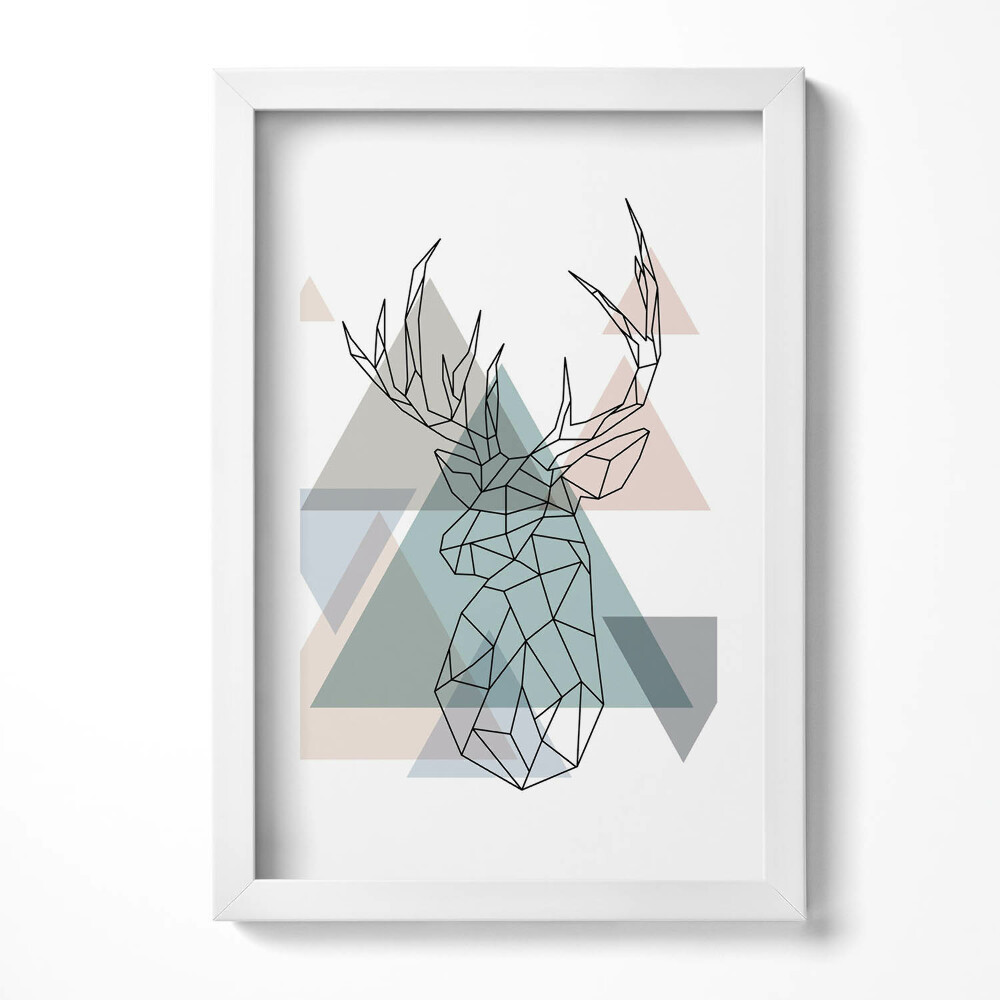 Tablou rama decorativ Ren geometric