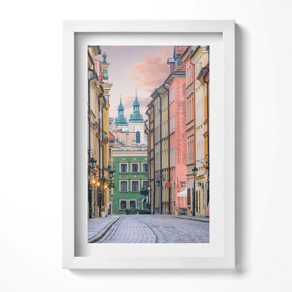 Tablou rama decorativ Orașul Vechi din Varșovia