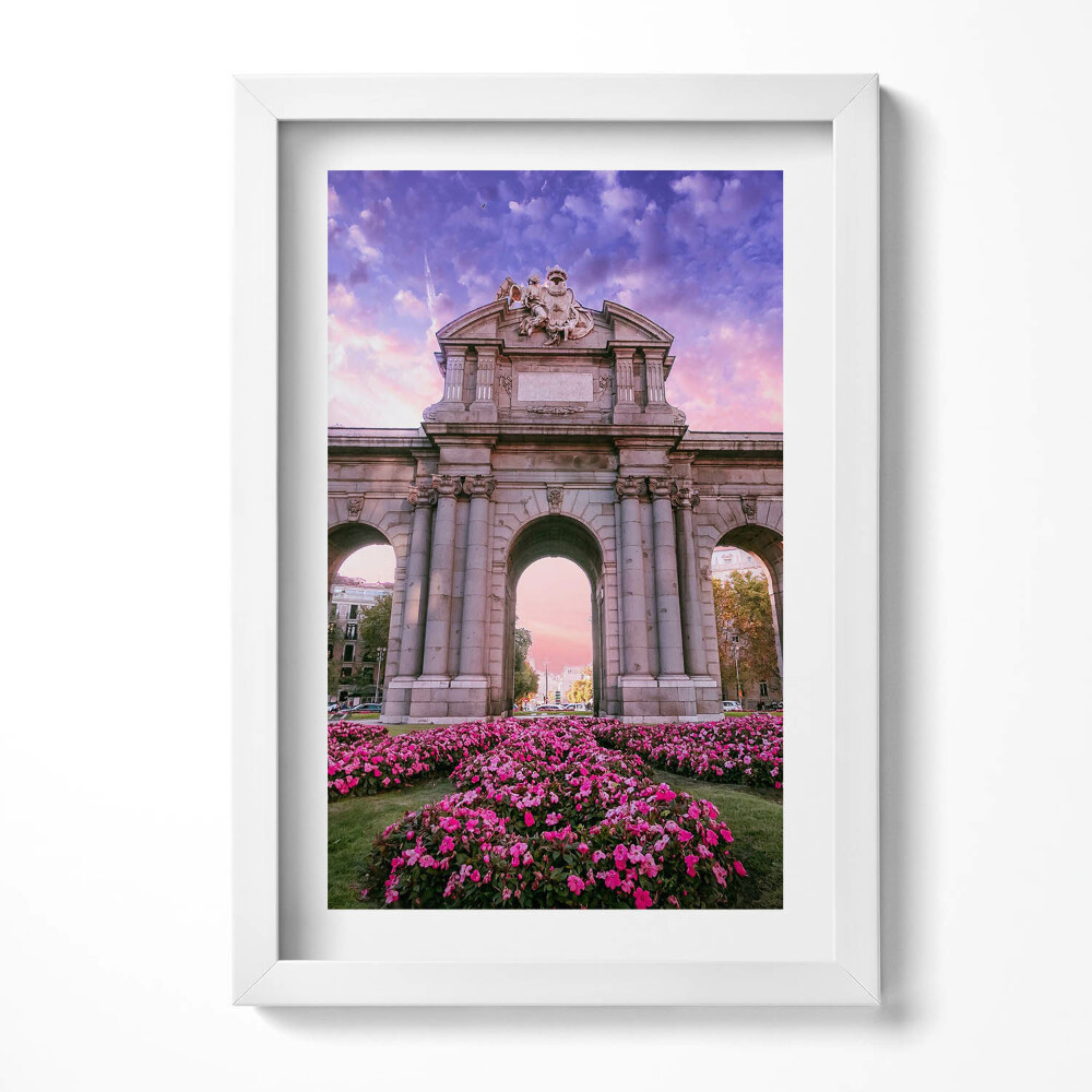 Tablou living cu rama decorativ Uși Alcala Madrid Spania