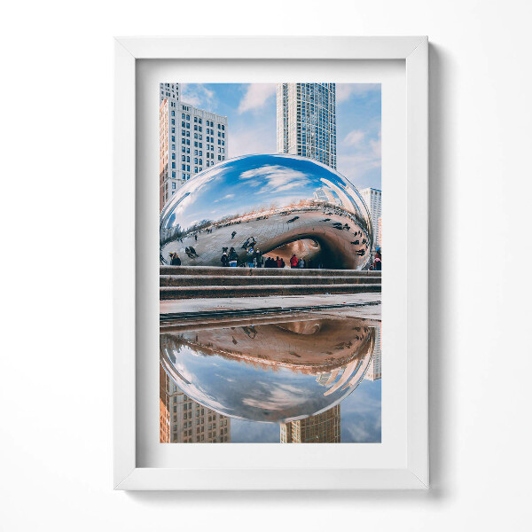 Tablou rama decorativ Poarta Norilor din Chicago