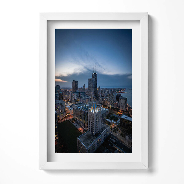 Tablou rama decorativ Fotografie a orașului Chicago