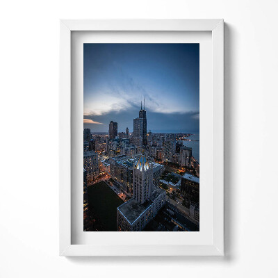 Tablou rama decorativ Fotografie a orașului Chicago