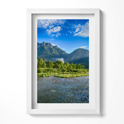 Tablou living cu rama decorativ Cotul râului Dunajec din Munții Pieniny