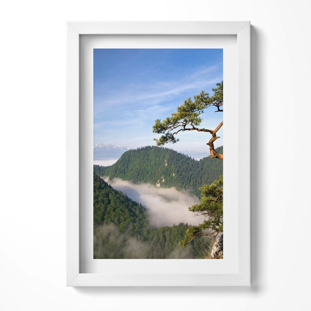 Tablou living cu rama decorativ Vârful Sokolica din Munții Pieniny