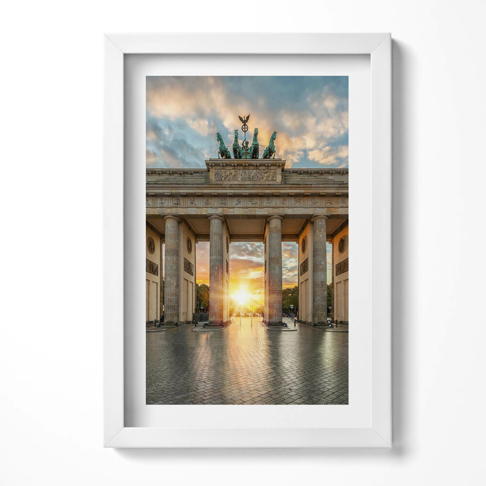 Tablou rama decorativ Poarta Brandenburg din Berlin