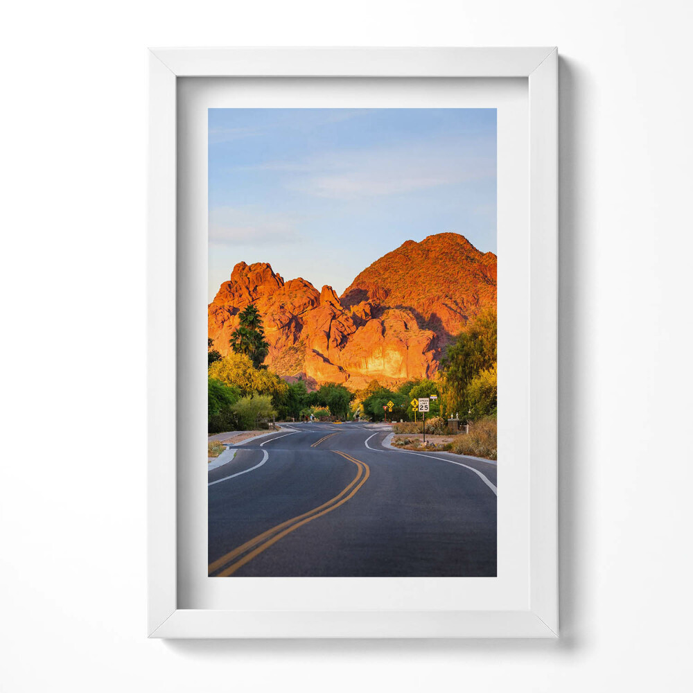 Tablou rama decorativ Vedere a Muntelui Camelback