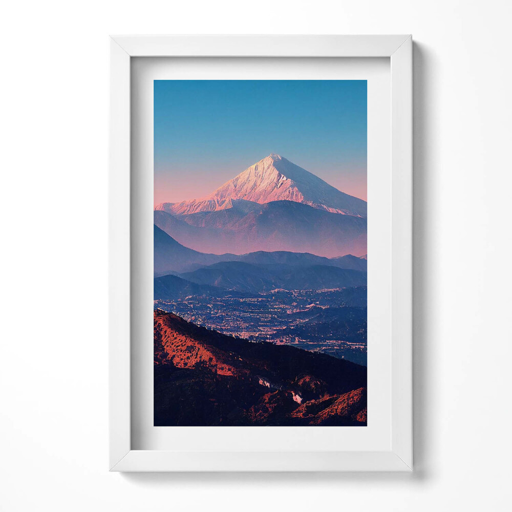 Tablou living cu rama decorativ Munții din San Antonio, SUA