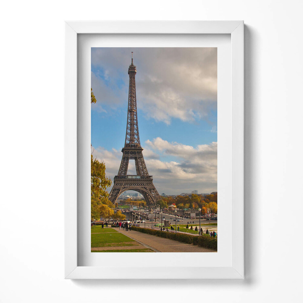 Tablou rama decorativ Toamna în Franța Turnul Eiffel