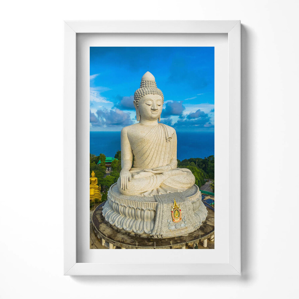Tablou living cu rama decorativ Buddha Phuket, Thailanda