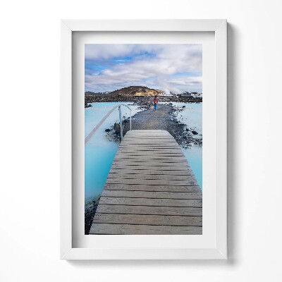 Tablou living cu rama decorativ Atracție în Islanda