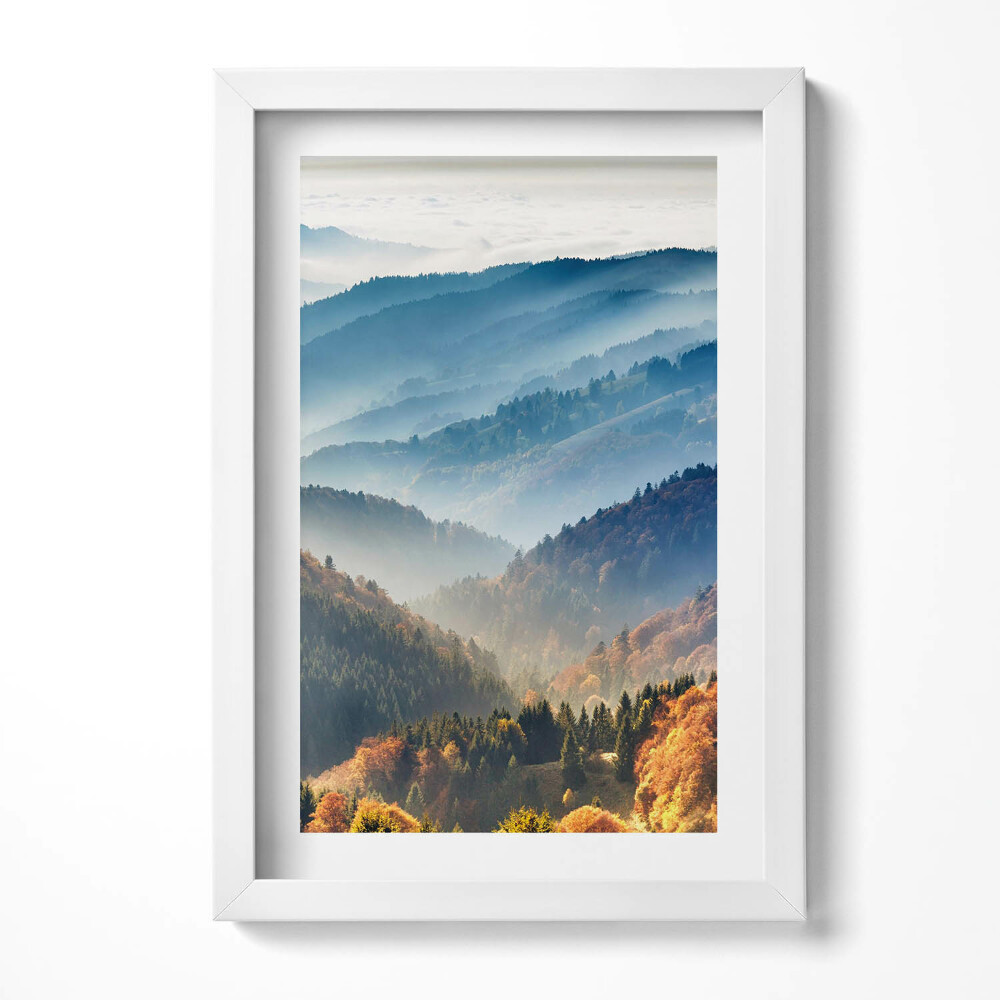 Tablou rama decorativ Peisaj montan