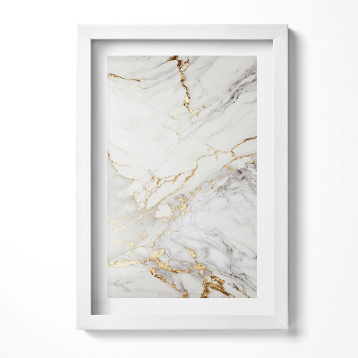 Tablou living cu rama decorativ Marmură decorativă