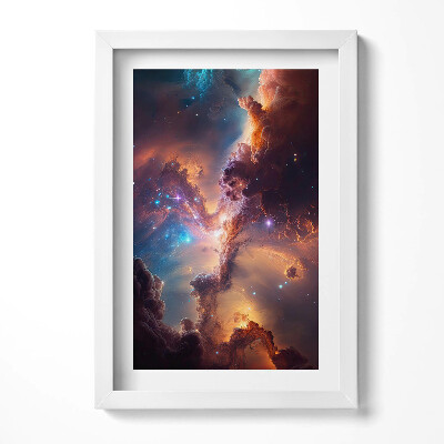 Tablou rama decorativ Stelele lumii spațiu