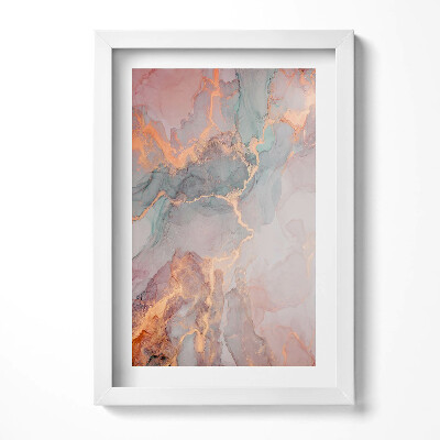 Tablou living cu rama decorativ Texturi de marmură