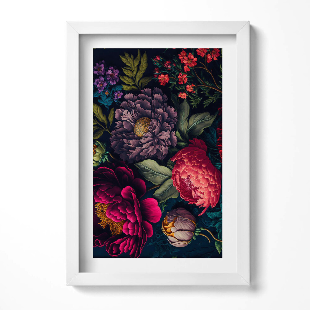 Tablou rama decorativ Flori frumoase