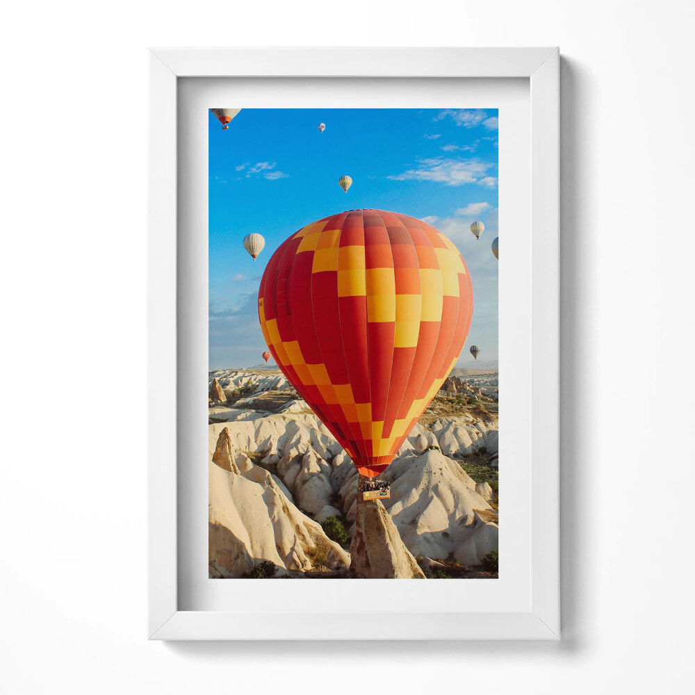 Tablou living cu rama decorativ Baloane zburătoare