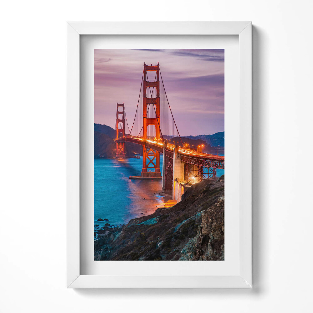 Tablou rama decorativ Podul Golden Gate din San Francisco