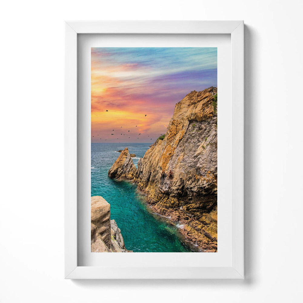 Tablou rama decorativ Peisaj de stâncă în La Quebrada Venezuela