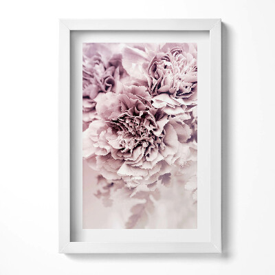 Tablou rama decorativ Petale de bujor roz pal