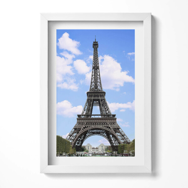 Tablou living cu rama decorativ Turnul Eiffel din Paris, Franța