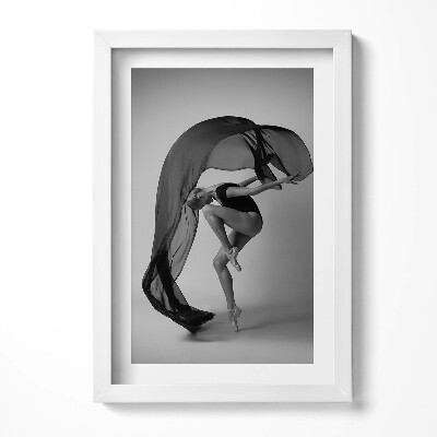 Tablou living cu rama decorativ O fotografie cu o dansatoare care dansează