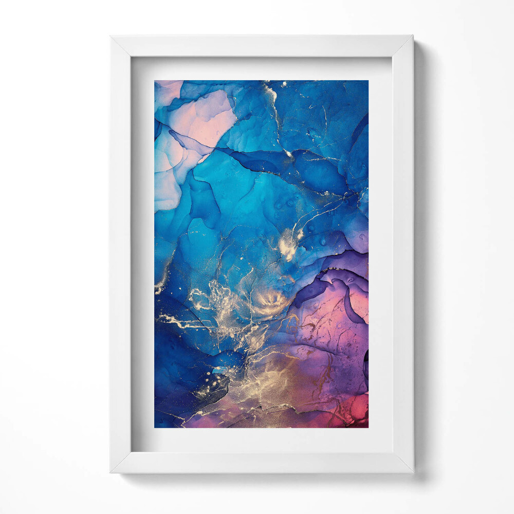 Tablou rama decorativ Vitralii abstracte