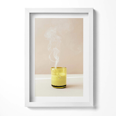 Tablou rama decorativ Lumânare stinsă, stil boho