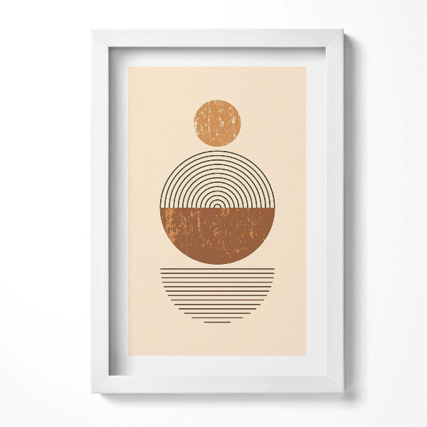 Tablou rama decorativ Artă boho geometrică