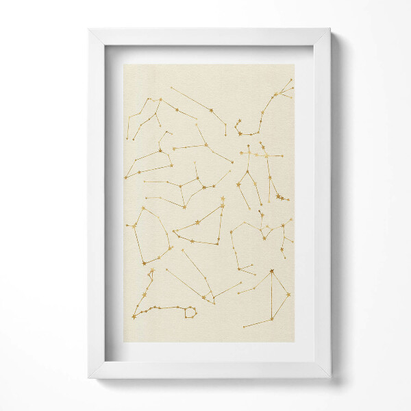 Tablou rama decorativ Constelațiile zodiacale