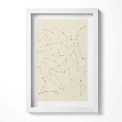 Tablou rama decorativ Constelațiile zodiacale