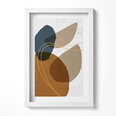 Tablou living cu rama decorativ Compoziție boho abstractă