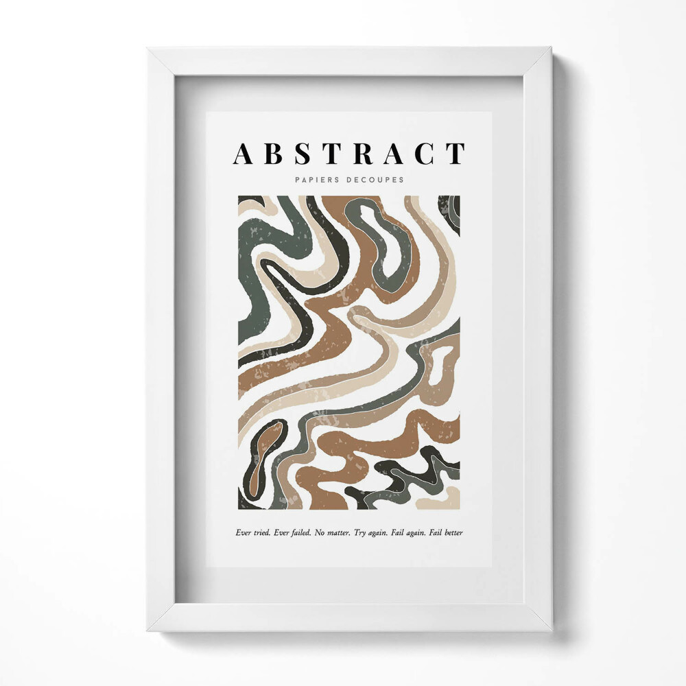 Tablou rama decorativ Abstracție boho liniară