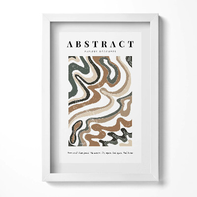 Tablou rama decorativ Abstracție boho liniară