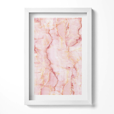 Tablou living cu rama decorativ Textură de marmură glamour