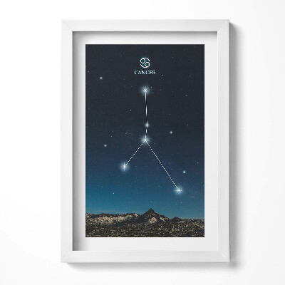 Tablou rama decorativ Constelația zodiacală Rac