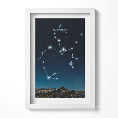 Tablou rama decorativ Constelația zodiacală Săgetător
