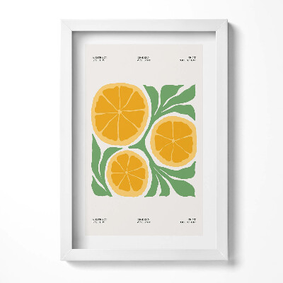 Tablou living cu rama decorativ Ilustrație a plantelor și florilor