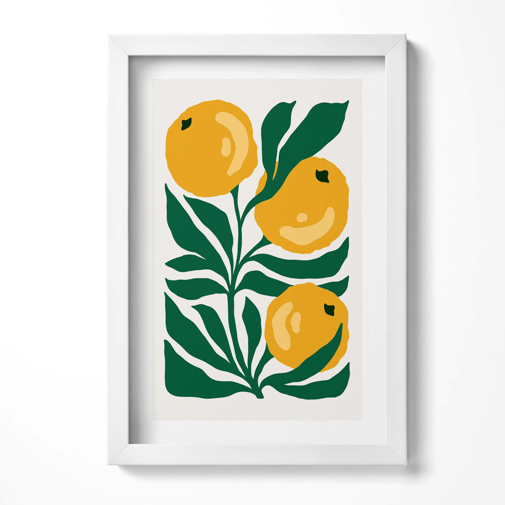 Tablou rama decorativ Ilustrație a plantelor și florilor