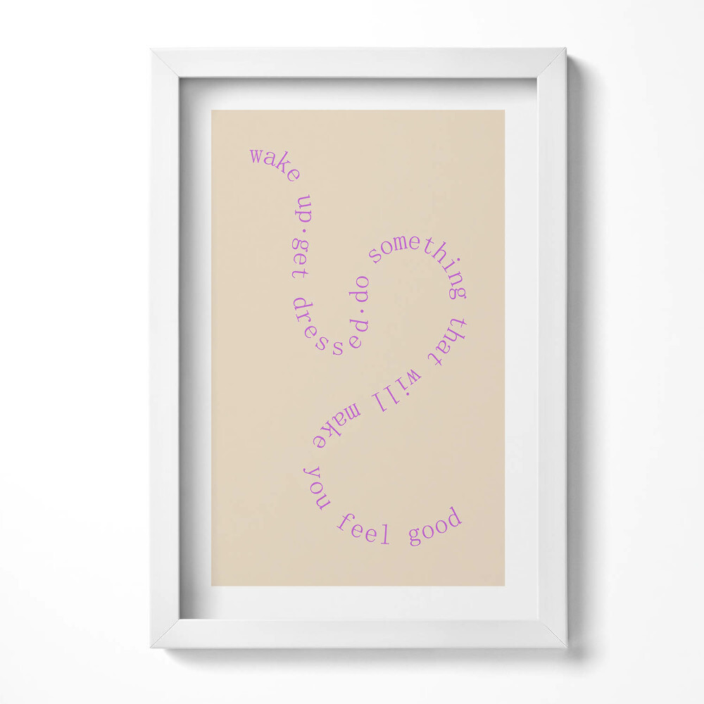 Tablou living cu rama decorativ Citat motivațional și inspirațional