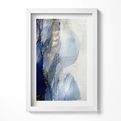 Tablou rama decorativ Abstracție cu aur